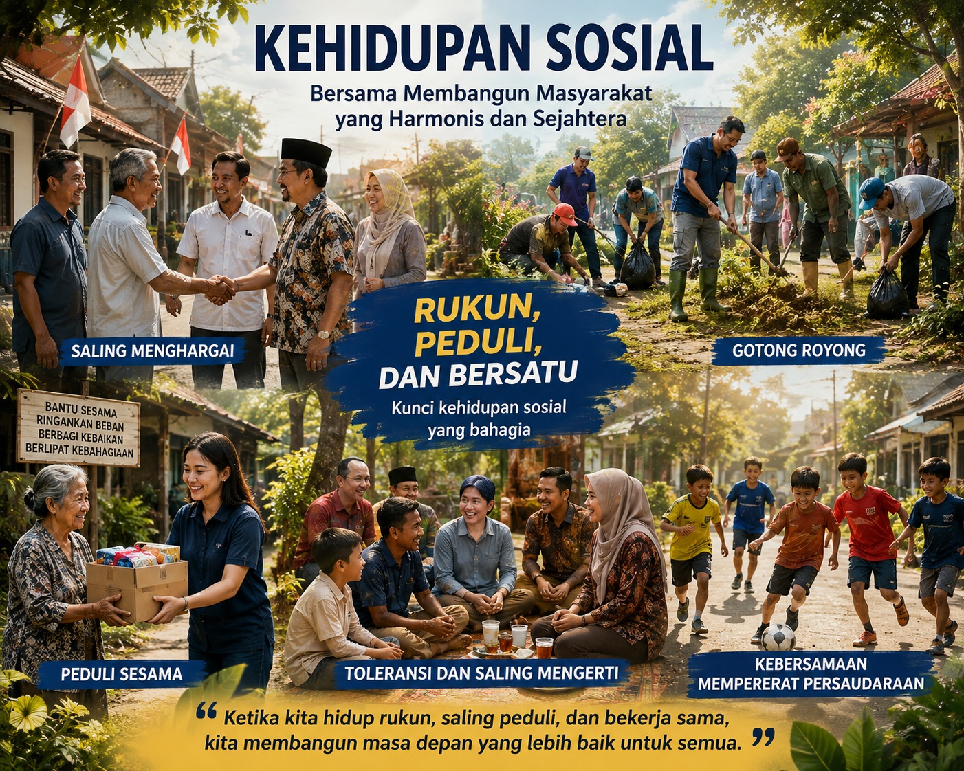 Membangun Kepedulian Sosial