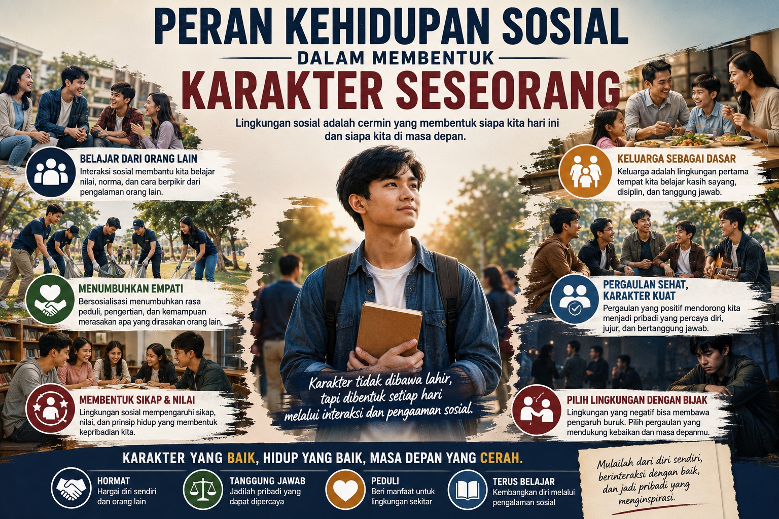 Kehidupan Sosial dalam Membentuk Karakter