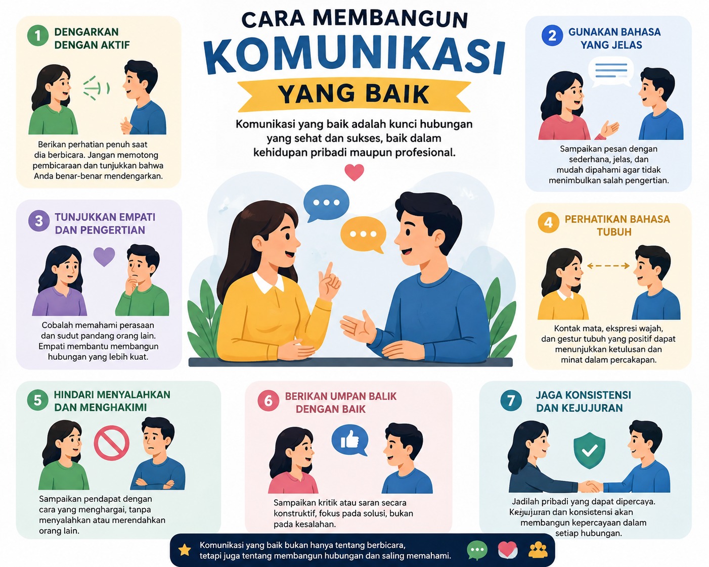 Cara Membangun Komunikasi yang Baik